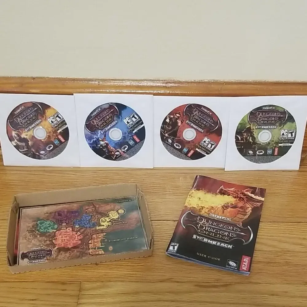 Lot of Windows PC Video Games Dungeons & Dragons, Supreme Commander, & Sacred 2